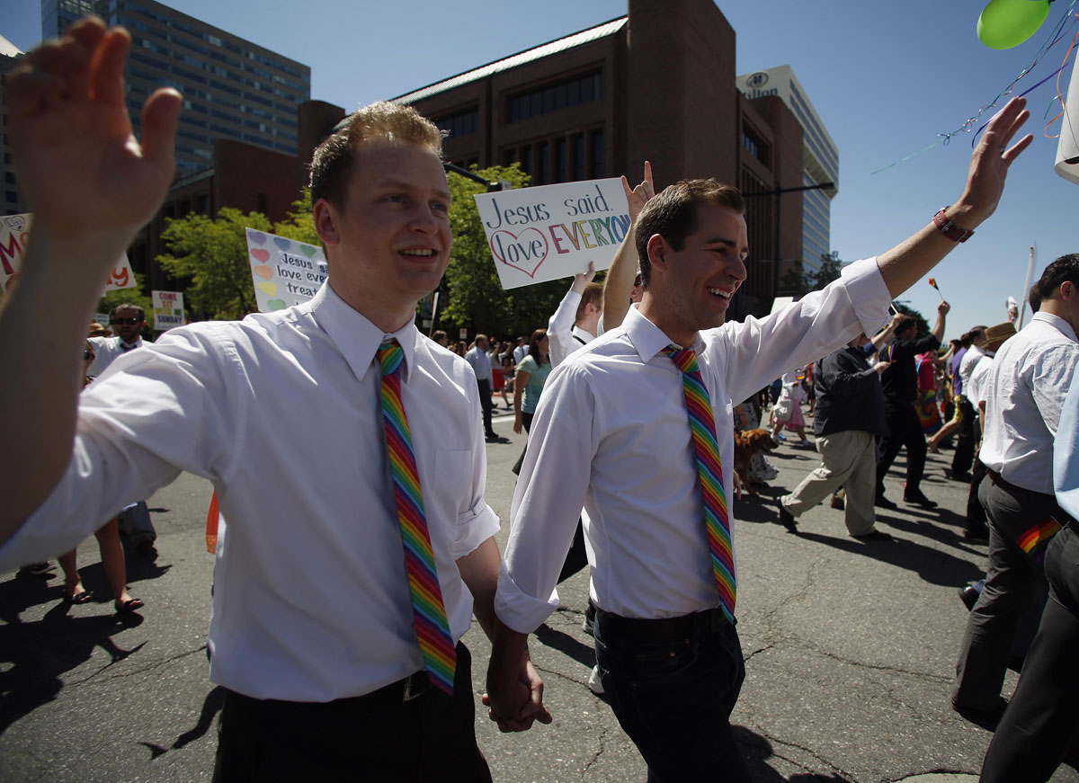 Mormon couple