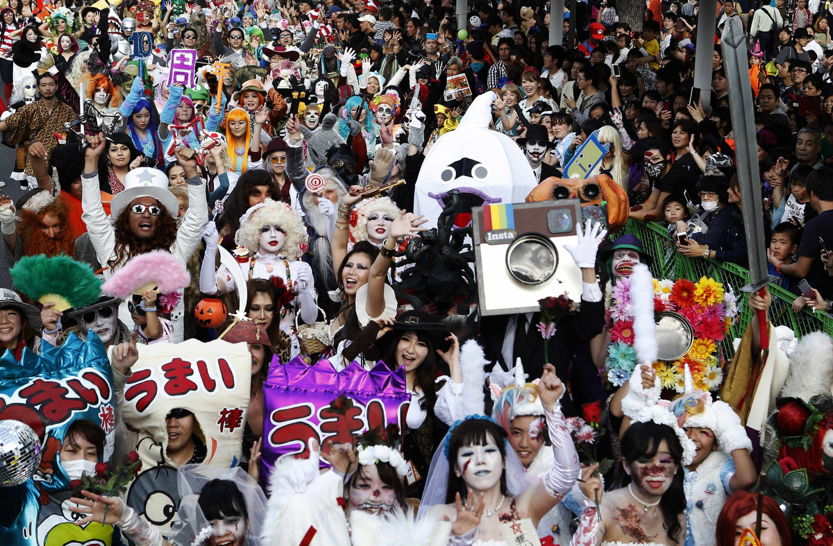 Image result for halloween in japan parade