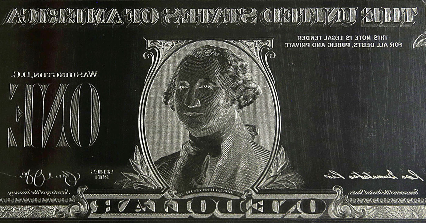 The Money Factory How A Us One Dollar Bill Is Printed