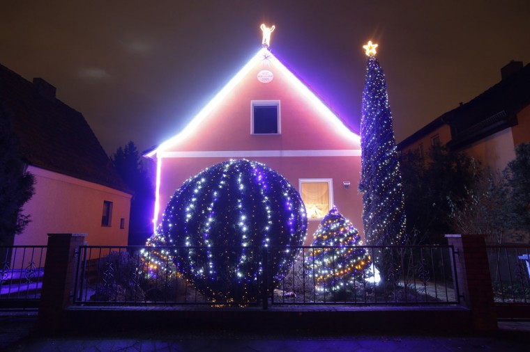a general view shows a so called lichterhaus light a general view shows a so called lichterhaus light