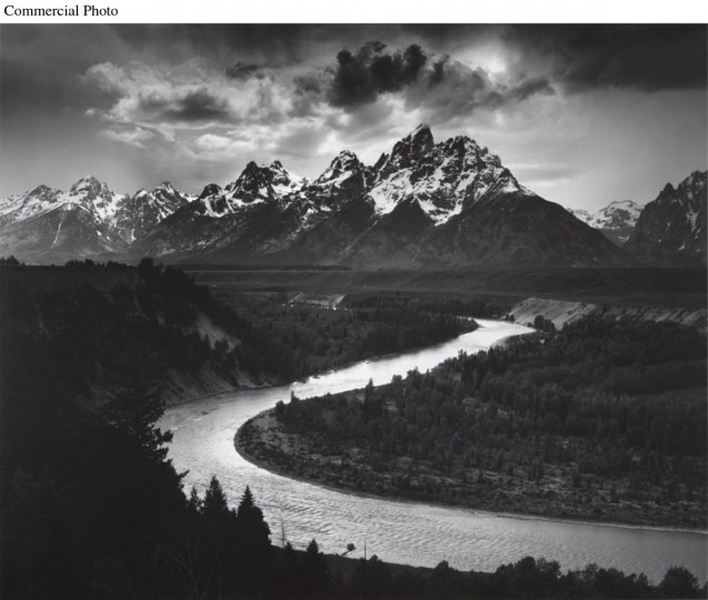 The Tetons and the Snake River, Grand Teton National Park, Wyoming, 1942. (PRNewsFoto/Bellagio Gallery of Fine Art, Ansel Adams)