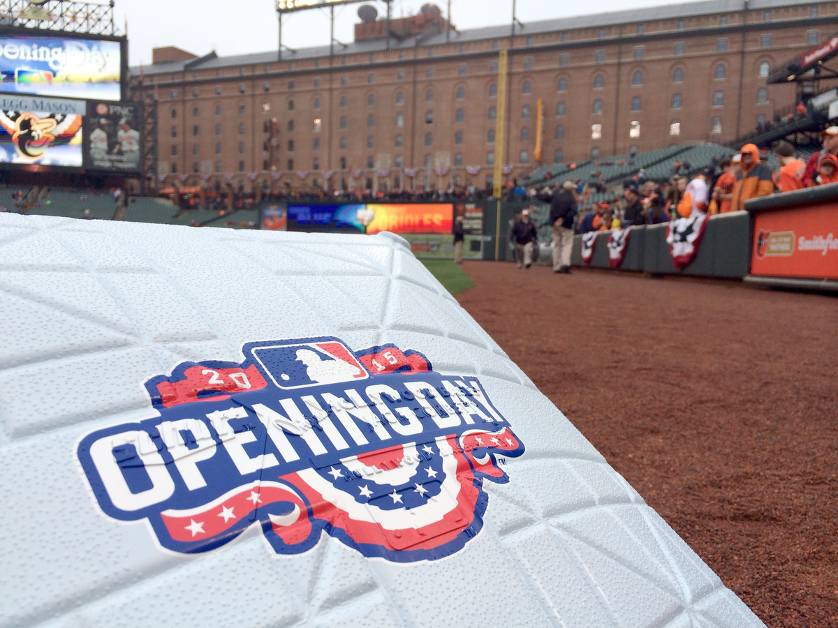 Orioles 2015 opening day of baseball at Camden Yards