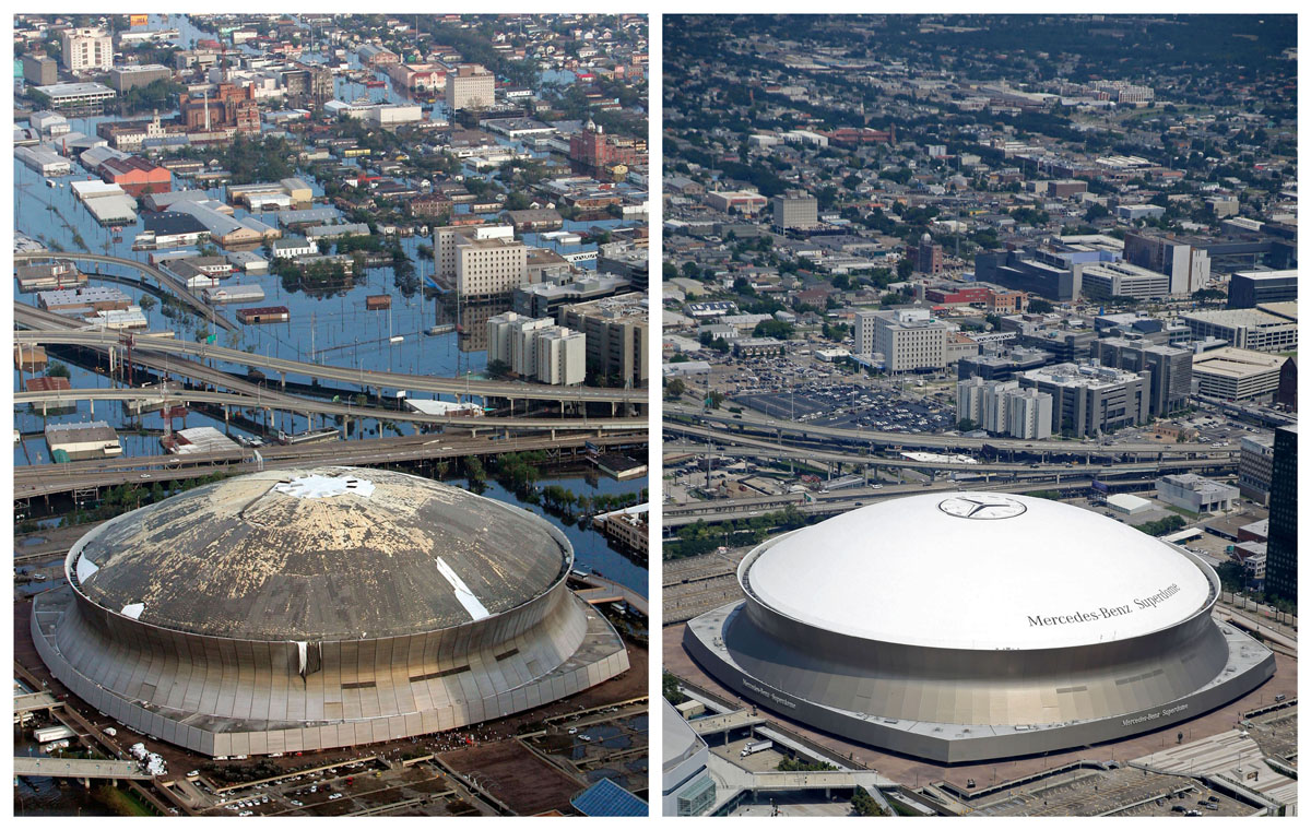 Then and now: New Orleans 10 years after Hurricane Katrina