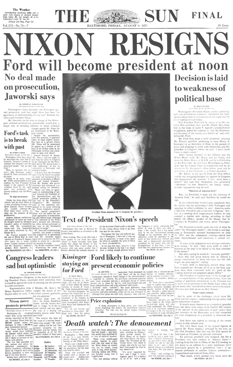 Richard nixon and watergate essay