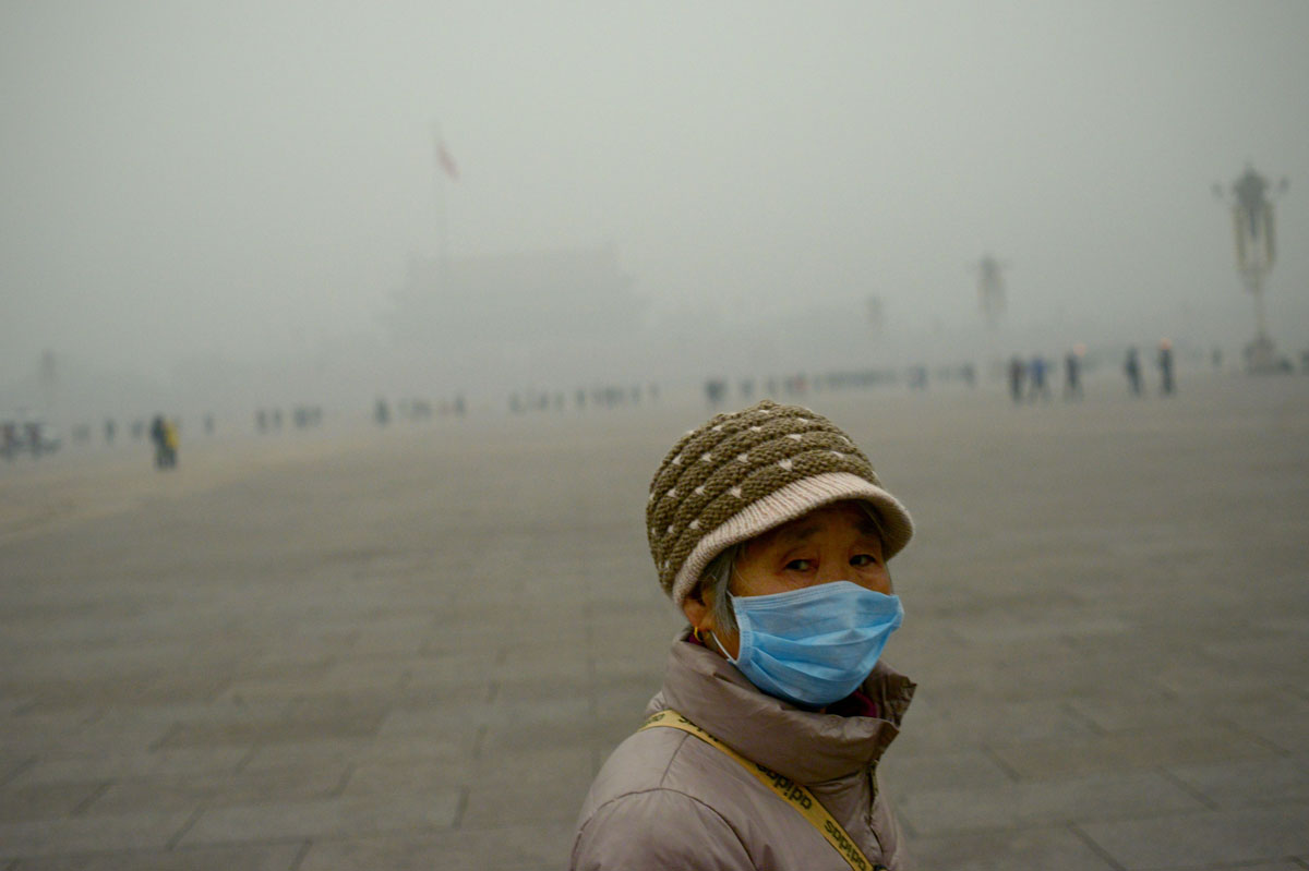 Image result for air pollution in china for elderly