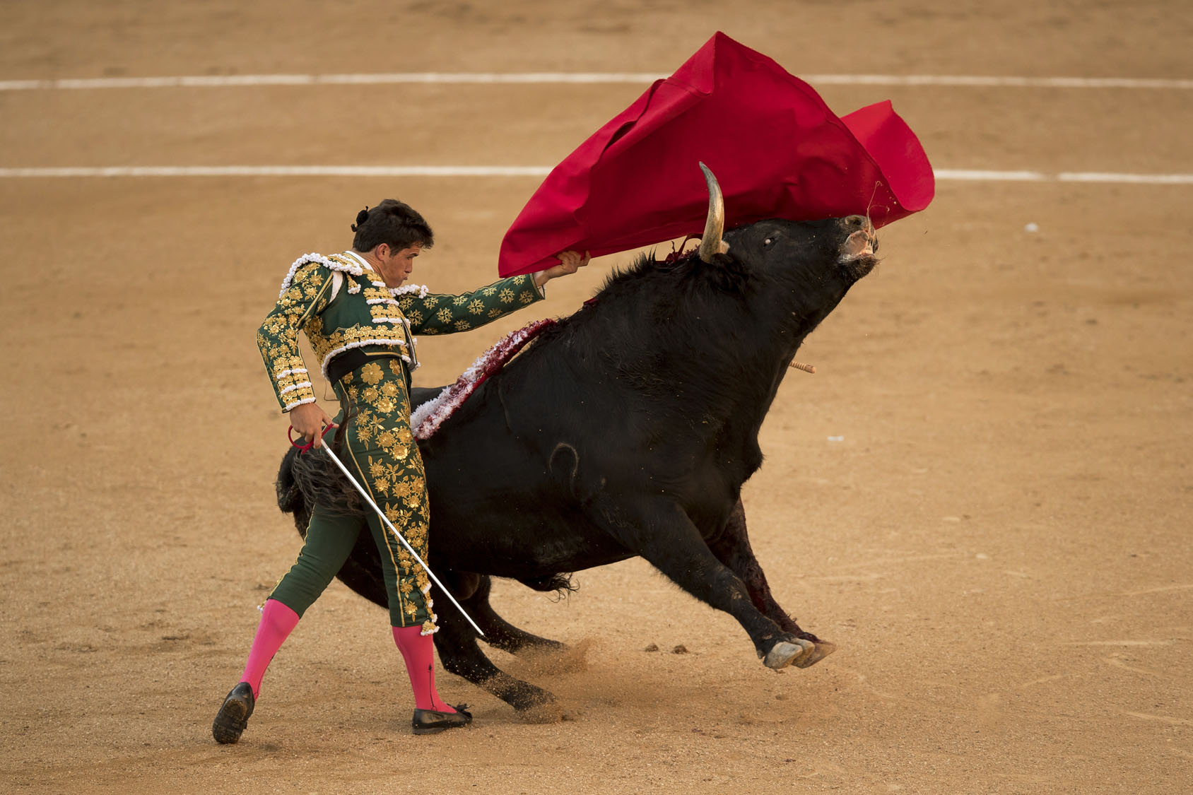 Bullfighting in Madrid, Spain