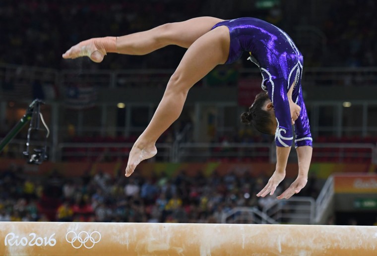 Rio Olympics Balance Beam Gymnastics