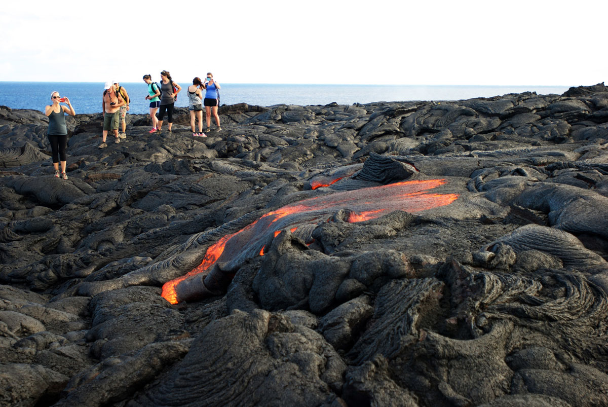 kiluea lava flow