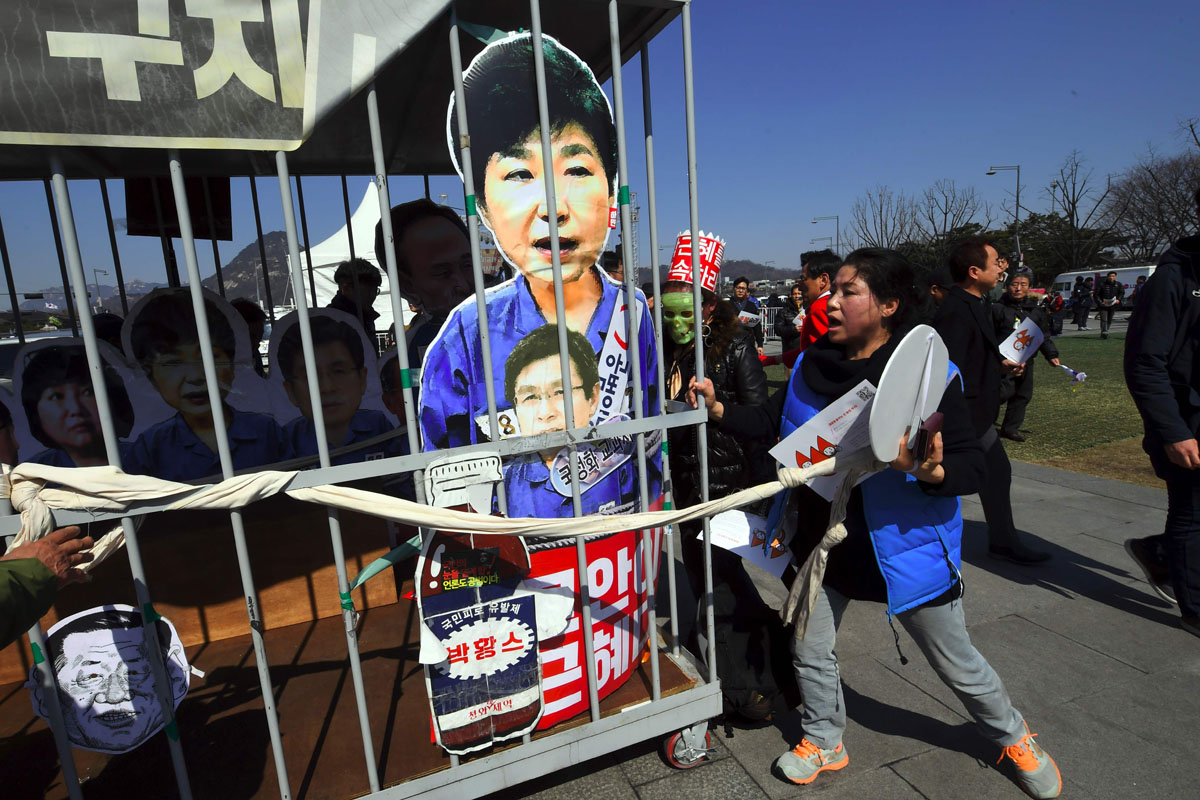 South Koreans react to removal of president Park Geun-hye