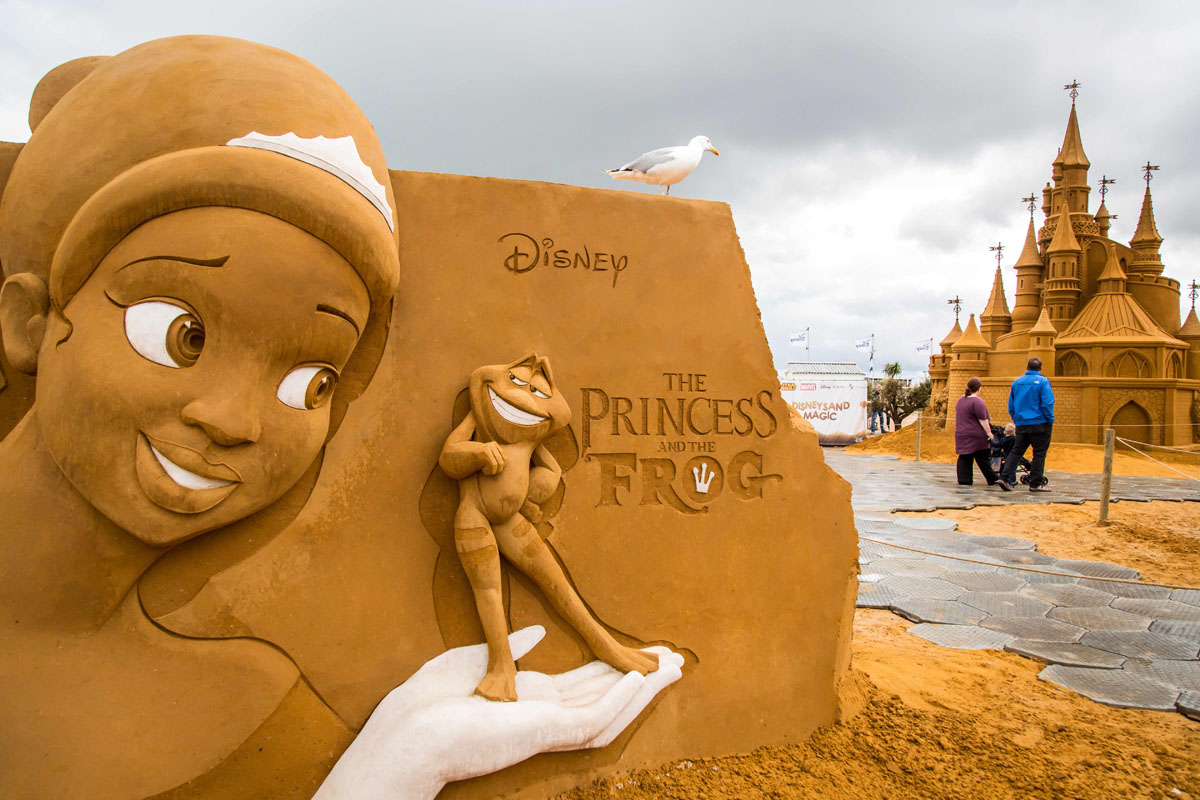 Disney Sand Magic festival in Belgium