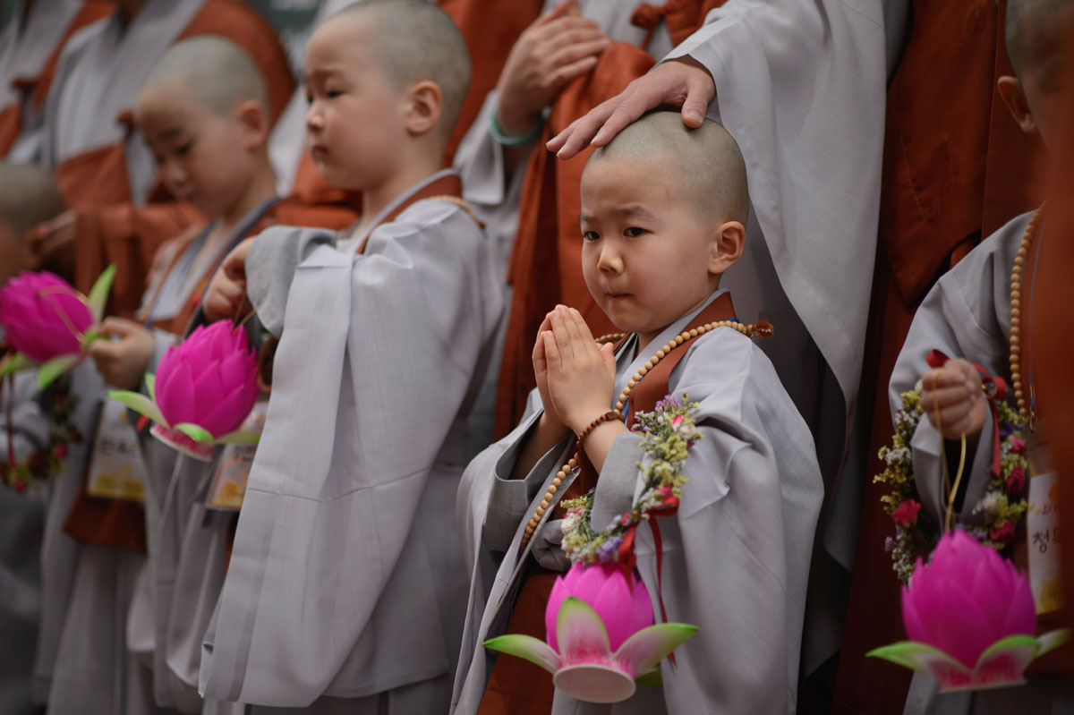 Children Buddhist Monks