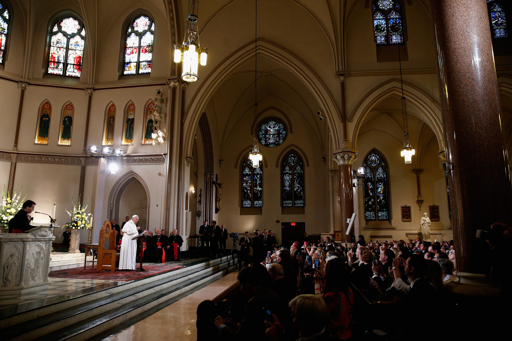 Pope Francis Visits St. Patrick’s In Washington, D.C.