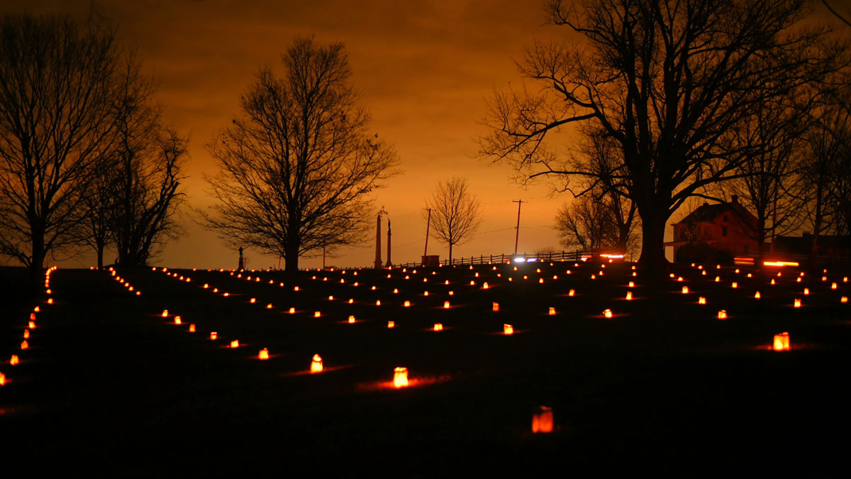 Antietam National Battlefield Memorial Illumination