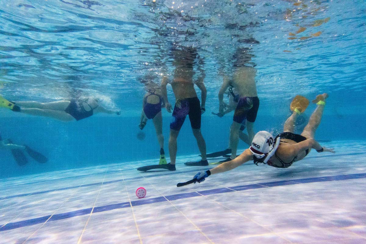 Diving in with Hong Kong underwater hockey team